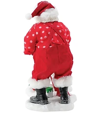 Possible Dreams Department 56 Battery-Operated LED North Pole Greeting Santa Figurine