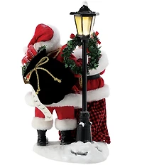 Possible Dreams Department 56 Battery-Operated Musical Santa and Mrs. Claus Merry Carolers Lighted Figurine
