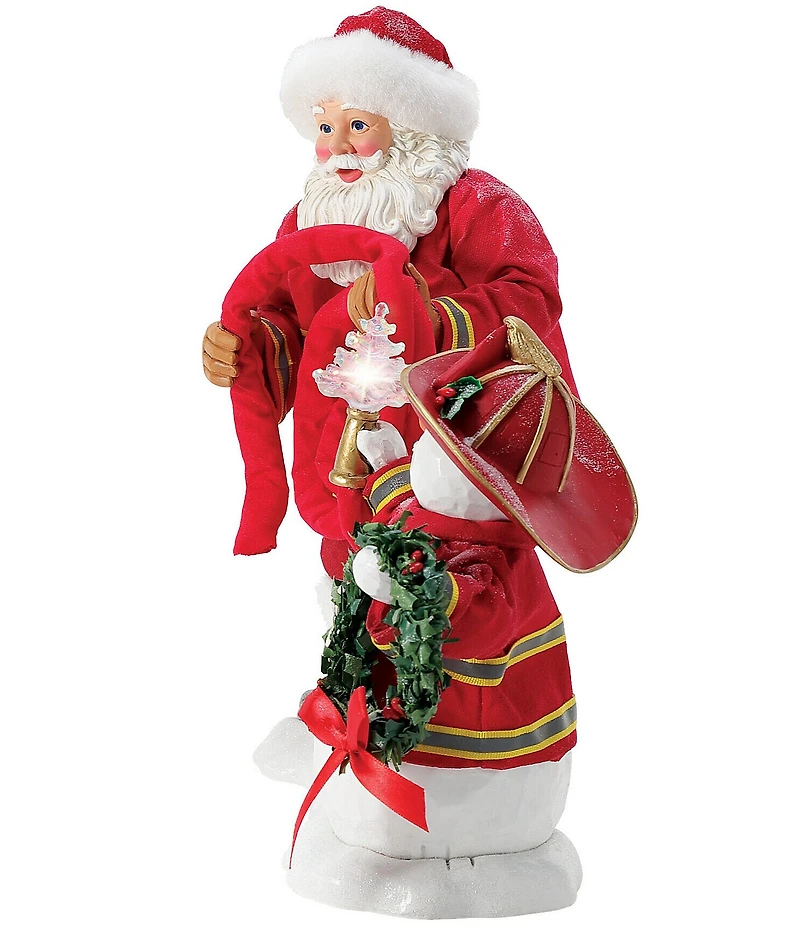 Possible Dreams Department 56 Battery-Operated Santa's Ho Ho Heroes Figurine Set