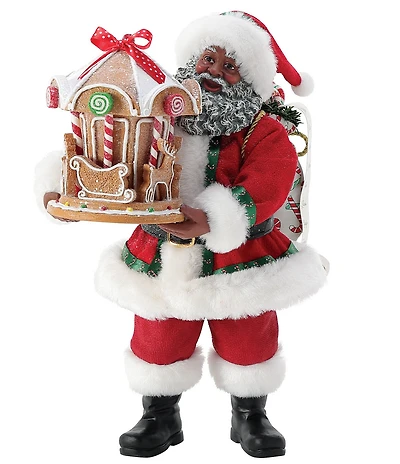 Possible Dreams Department 56 Bon Appetit Ginger Go Round African American Santa Figurine