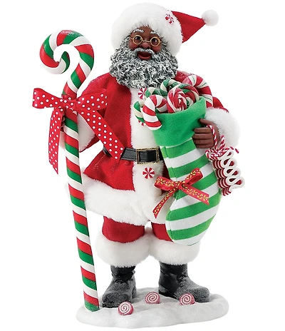 Possible Dreams Department 56 Dillard's Exclusive African American Santa Handmade Delights Figurine