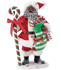 Possible Dreams Department 56 Dillard's Exclusive African American Santa Handmade Delights Figurine