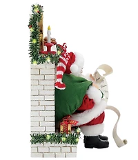 Possible Dreams Department 56 Battery-Operated LED Down the Chimney Santa Figurine
