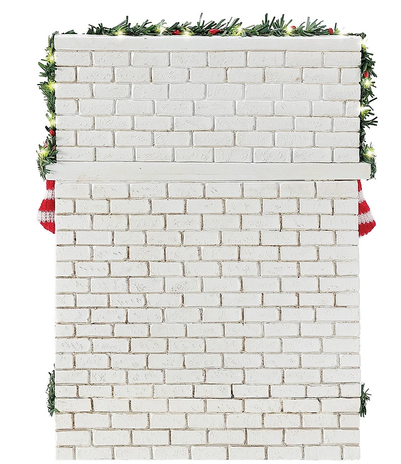 Possible Dreams Department 56 Battery-Operated LED Down the Chimney Santa Figurine