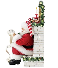 Possible Dreams Department 56 Battery-Operated LED Down the Chimney Santa Figurine