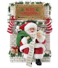 Possible Dreams Department 56 Battery-Operated LED Down the Chimney Santa Figurine
