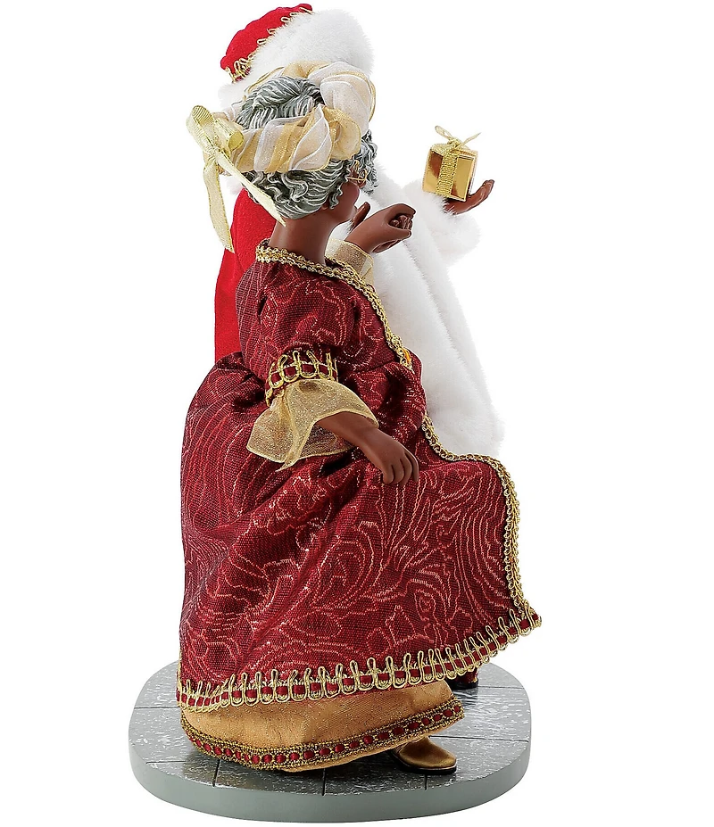 Possible Dreams Department 56 Christmas Ball African American Santa & Mrs. Claus Figurine