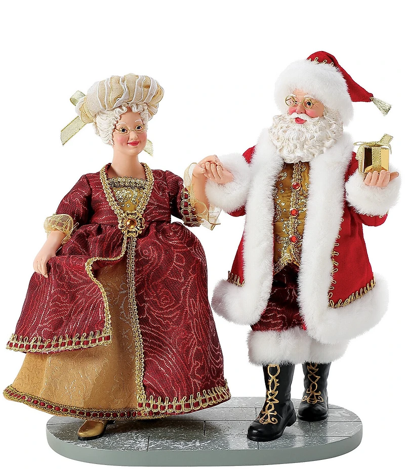 Possible Dreams Department 56 Christmas Ball Santa & Mrs. Claus Figurine