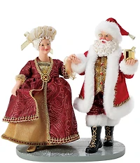 Possible Dreams Department 56 Christmas Ball Santa & Mrs. Claus Figurine