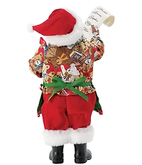 Possible Dreams Department 56 Christmas Traditions African American Santa Toy List Figurine