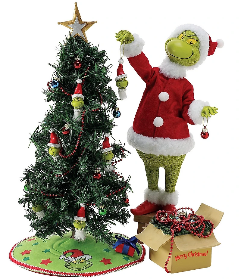 Possible Dreams Department 56 Dillard's Exclusive Everything Grinchy Figurine Set
