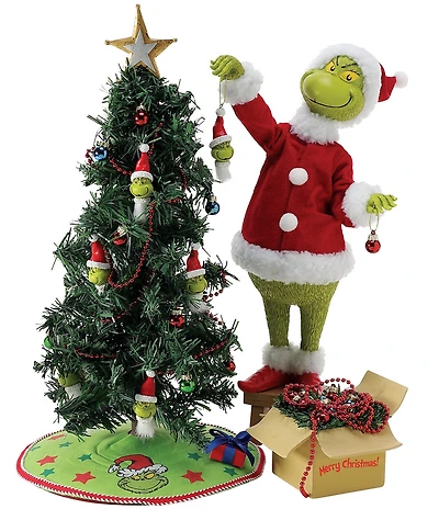 Possible Dreams Department 56 Dillard's Exclusive Everything Grinchy Figurine Set