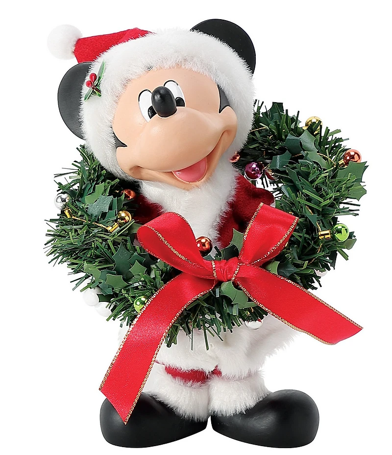 Possible Dreams Department 56 Holly Jolly Mickey Mouse Figurine