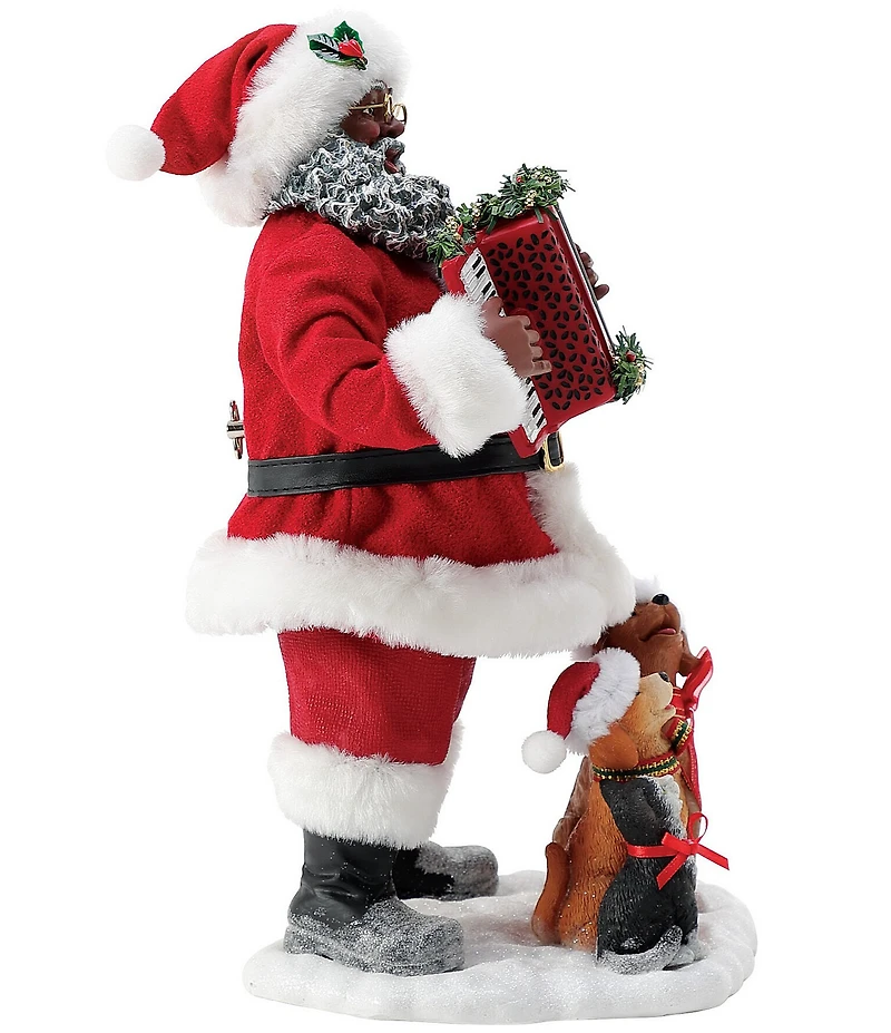 Possible Dreams Department 56 Sing Along African American Santa Wind-Up Musical Figurine