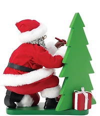 Possible Dreams Department 56 Exclusive African American Santa Growth Chart Figurine
