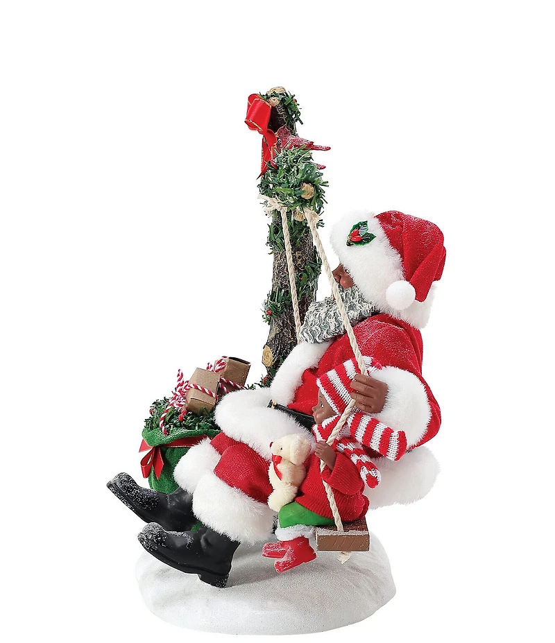 Possible Dreams Department 56 African American Santa Oh What Fun! Figurine