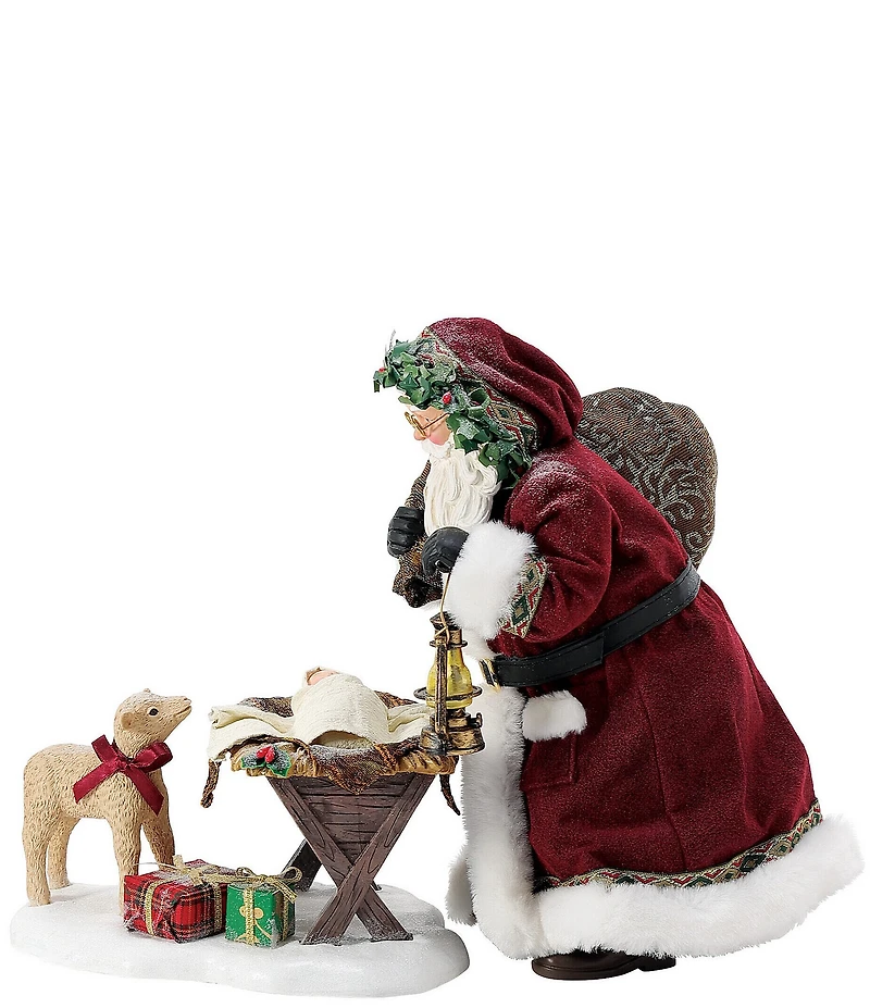 Possible Dreams Department 56 Santa Sleep in Heavenly Peace Figurine