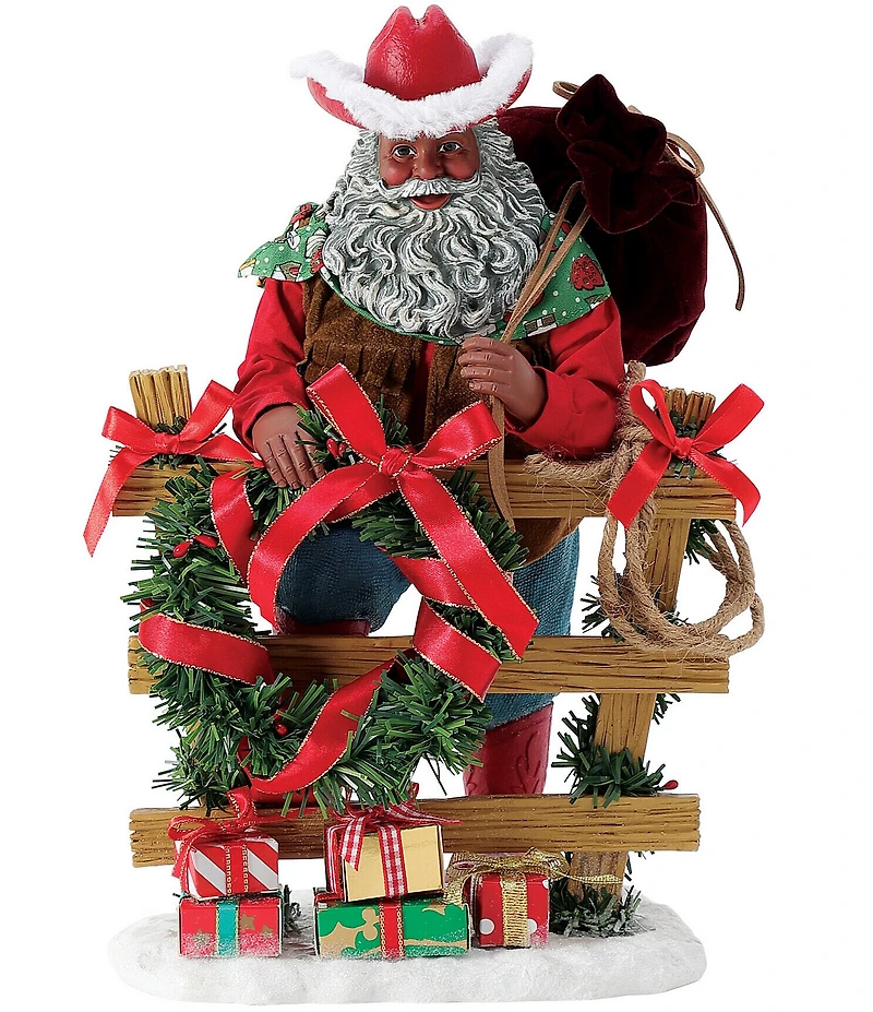 Possible Dreams African American Santa Hometown Christmas Figurine