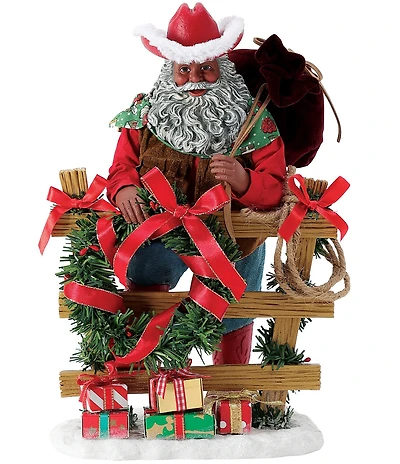 Possible Dreams African American Santa Hometown Christmas Figurine