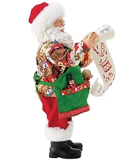 Possible Dreams Christmas Traditions Santa Toy List Figurine