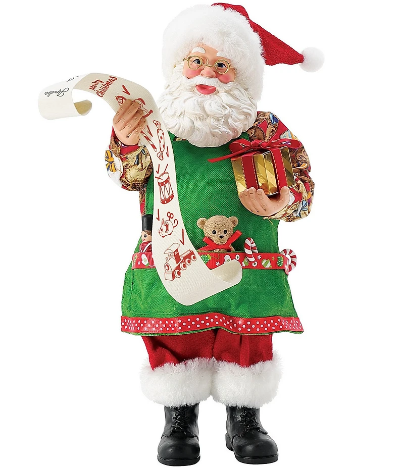 Possible Dreams Christmas Traditions Santa Toy List Figurine