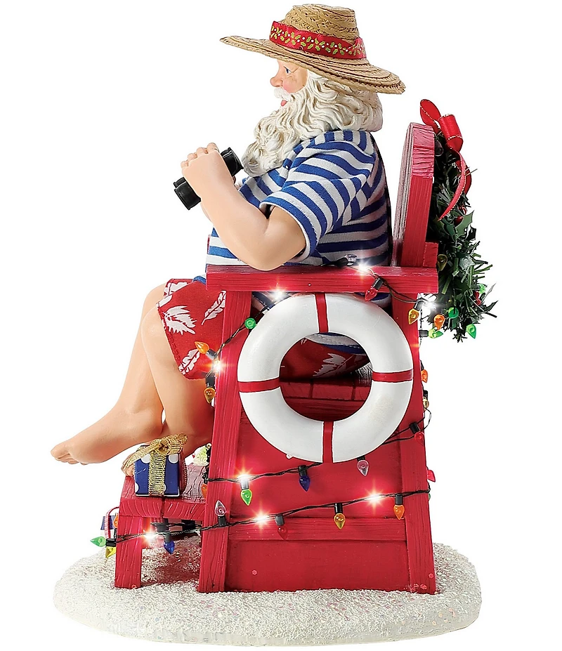 Possible Dreams Lifeguard Santa Figurine