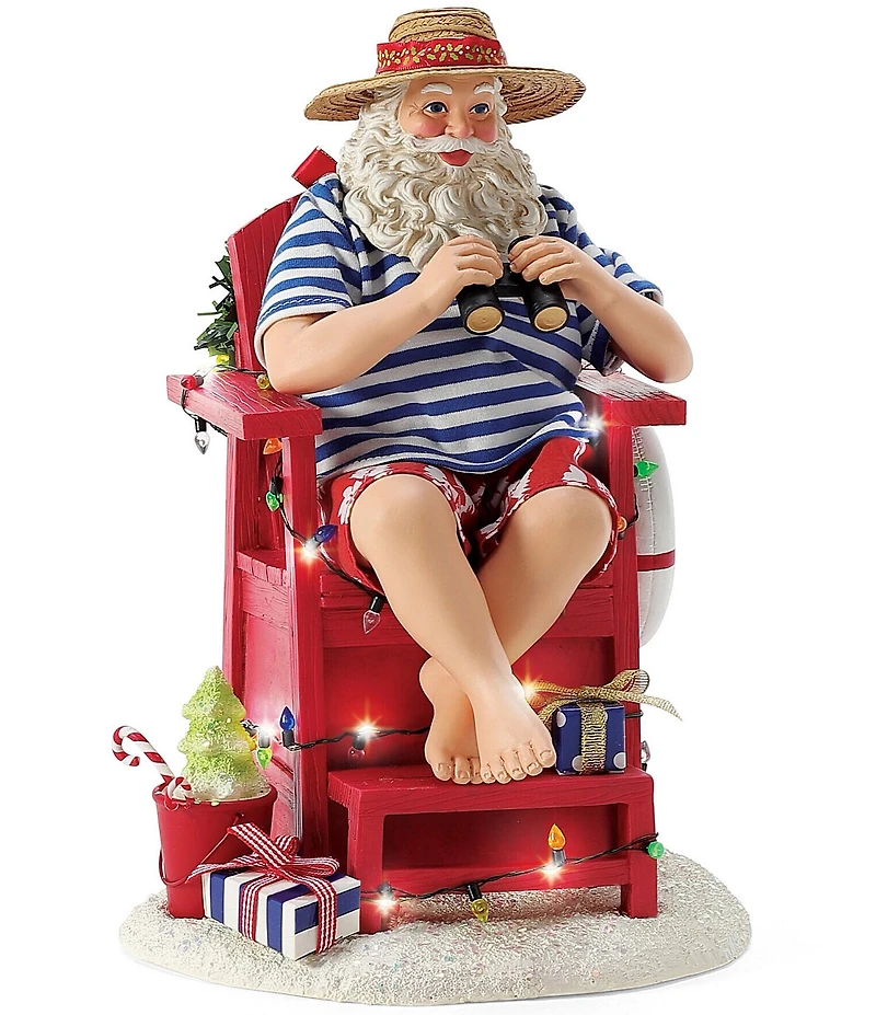 Possible Dreams Lifeguard Santa Figurine