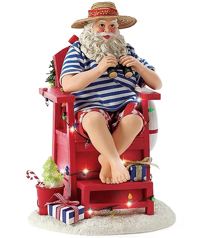 Possible Dreams Lifeguard Santa Figurine