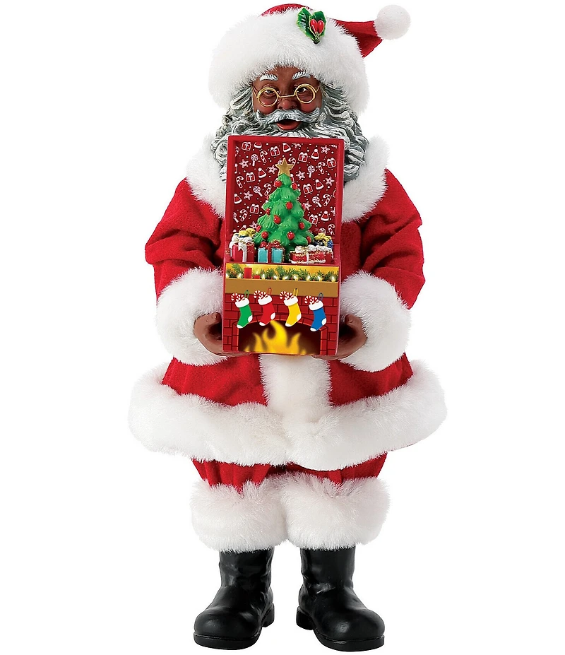 Possible Dreams Merry Little Christmas Limited Edition African American Santa Figurine