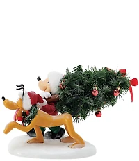Possible Dreams Mickey and Pluto Perfect Tree Figurine