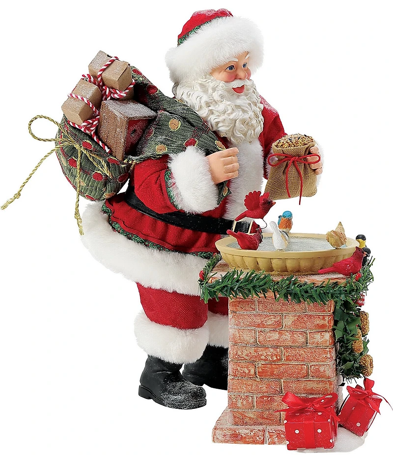 Possible Dreams Santa Bird Bath Figurine