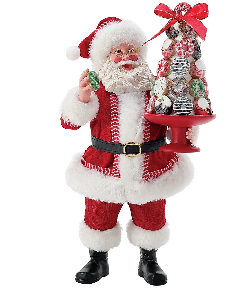 Possible Dreams Santa Donut Tower Figurine