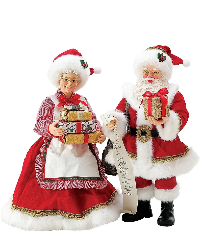 Possible Dreams Traditional Mrs. Claus Figurines