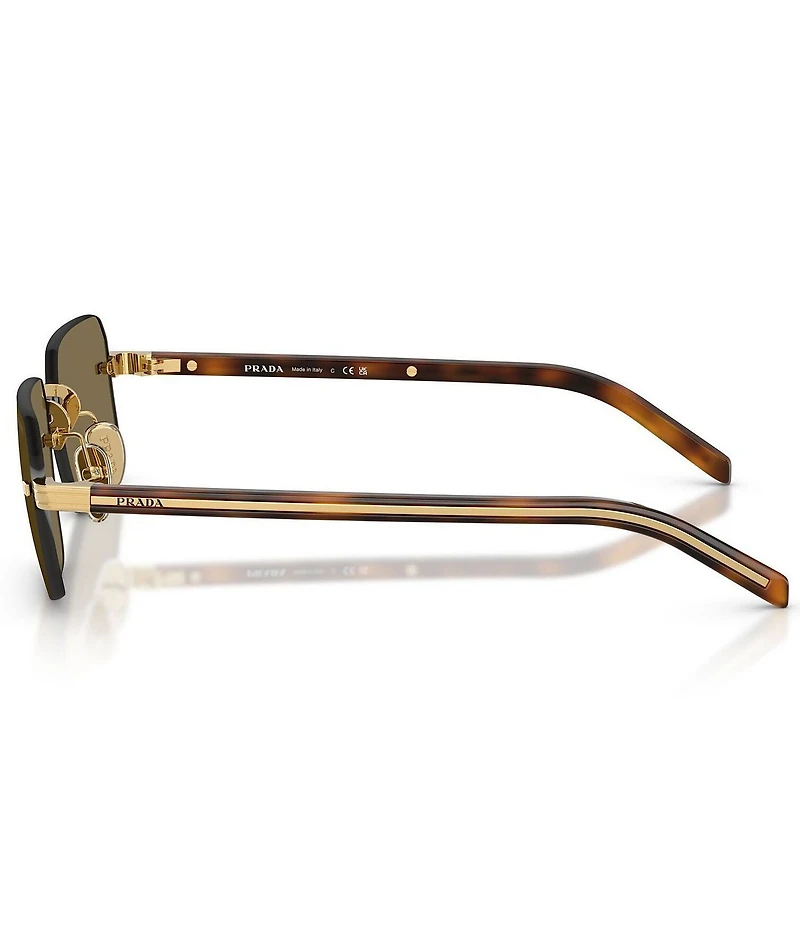 Prada Men's D55S 55mm Rectangle Sunglasses