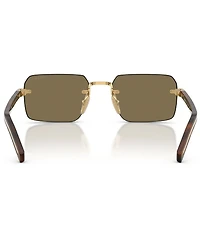 Prada Men's D55S 55mm Rectangle Sunglasses