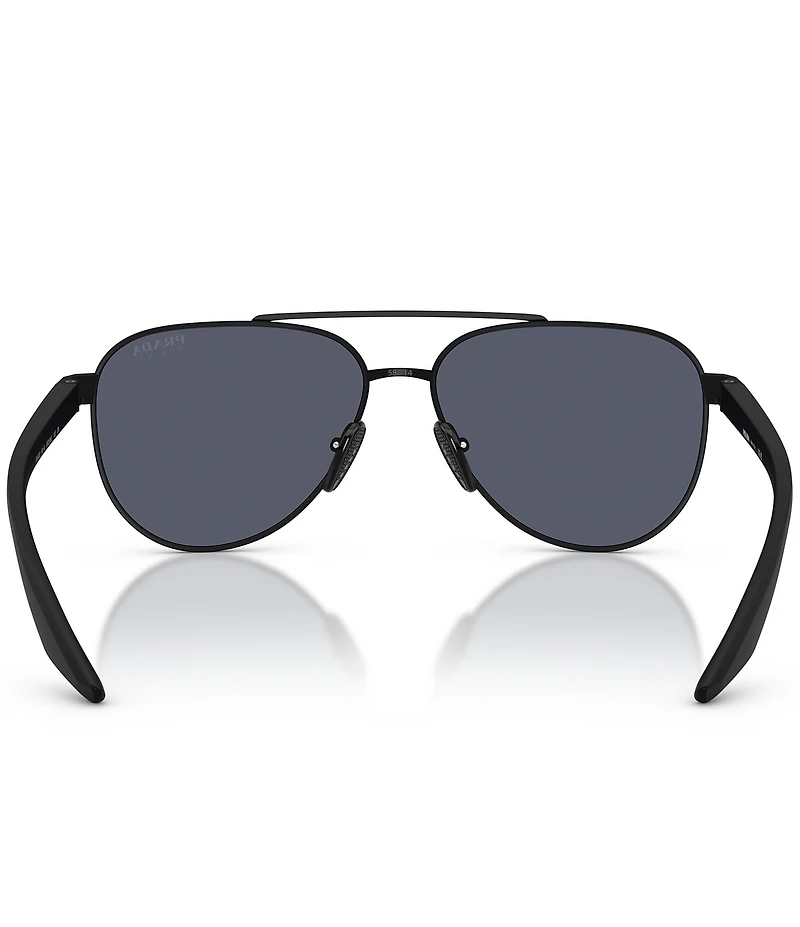 Prada Men's Linea Rossa 58mm Aviator Sunglasses