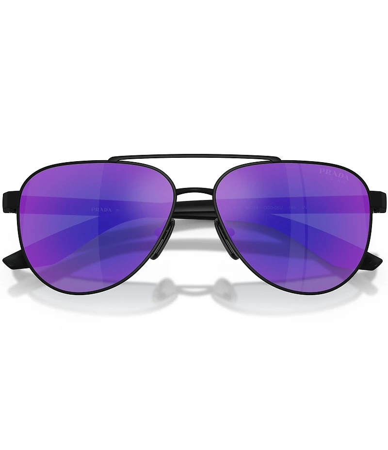 Prada Men's Linea Rossa 58mm Aviator Sunglasses