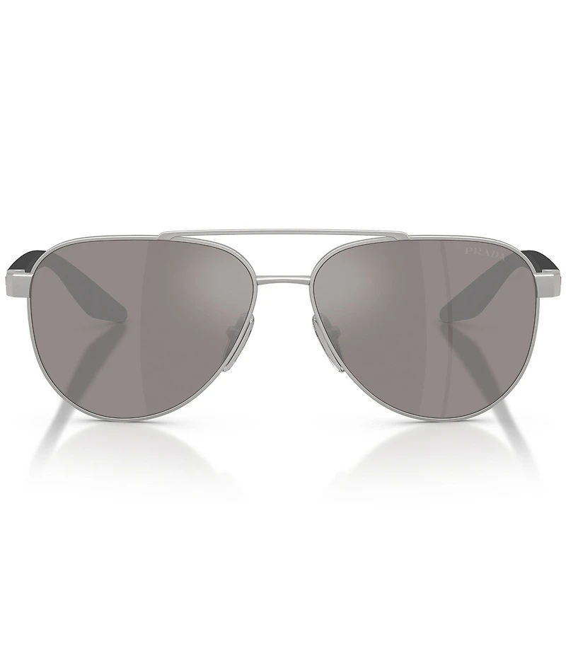 Prada Men's Linea Rossa 58mm Aviator Sunglasses