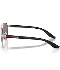 Prada Men's Linea Rossa 58mm Aviator Sunglasses