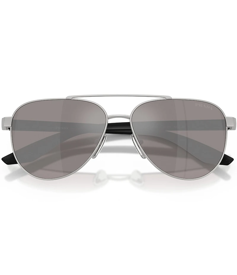 Prada Men's Linea Rossa 58mm Aviator Sunglasses