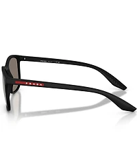 Prada Men's Linea Rossa PS 56mm Square Sunglasses