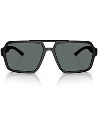 Prada Men's Linea Rossa PS 59mm Polarized Pilot Sunglasses