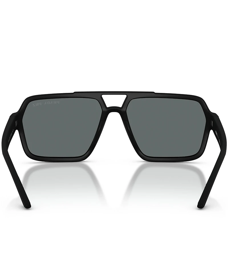 Prada Men's Linea Rossa PS 59mm Polarized Pilot Sunglasses