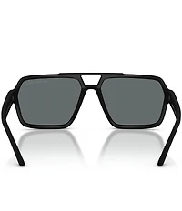 Prada Men's Linea Rossa PS 59mm Polarized Pilot Sunglasses