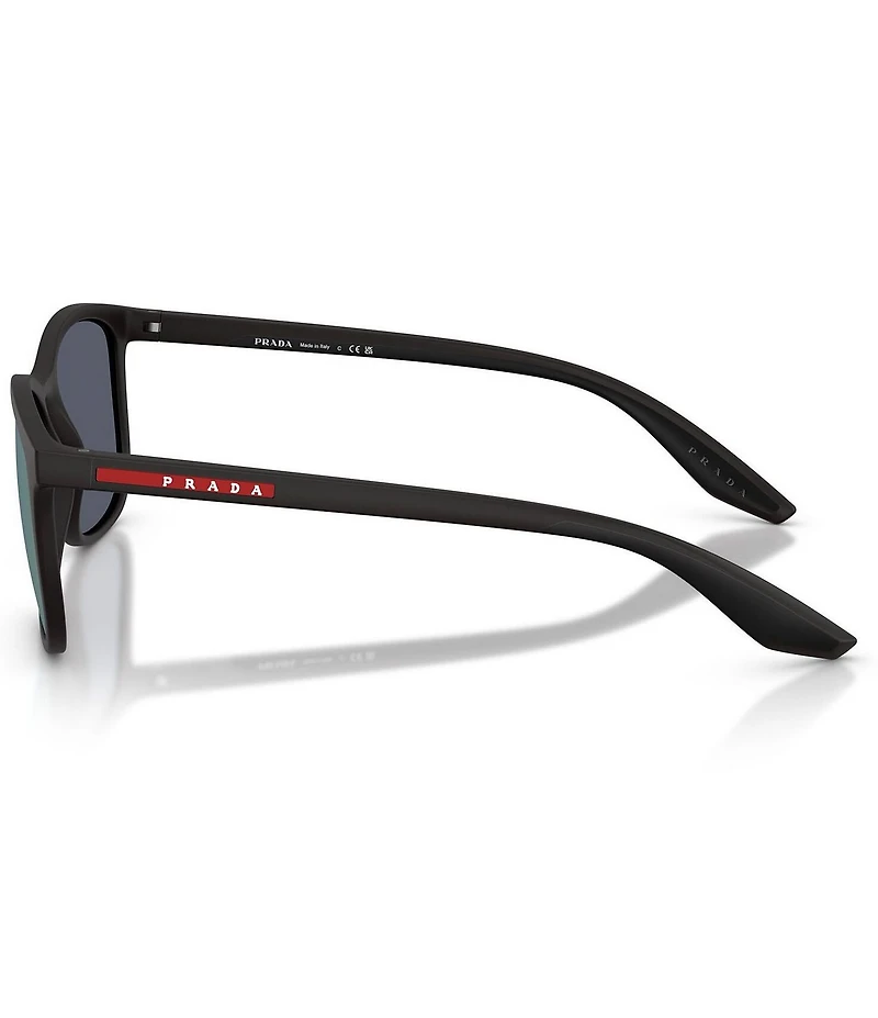 Prada Men's Linea Rossa PS A08S 56mm Rectangle Sunglasses