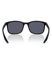 Prada Men's Linea Rossa PS A08S 56mm Rectangle Sunglasses