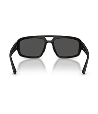 Prada Men's Linea Rossa PS B11SU 57mm Geometric Sunglasses