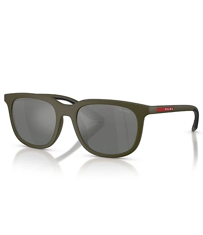 Prada Men's Linea Rossa PSB09SU 54mm Rectangle Sunglasses
