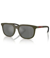 Prada Men's Linea Rossa PSB09SU 54mm Rectangle Sunglasses