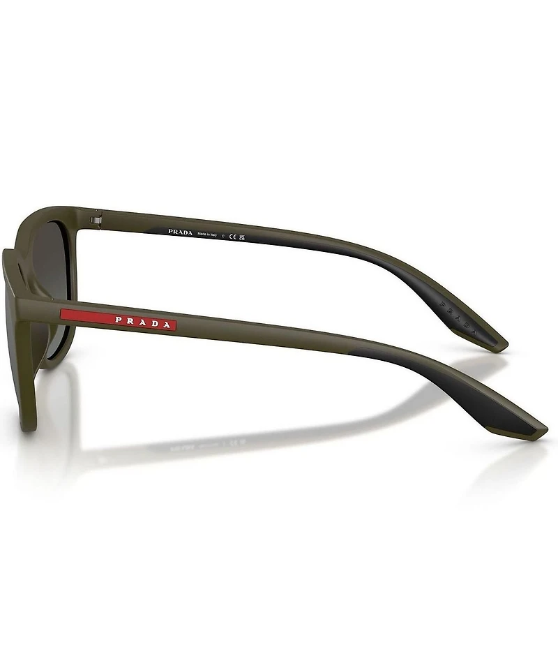 Prada Men's Linea Rossa PSB09SU 54mm Rectangle Sunglasses